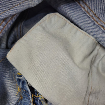 【現状渡し品】【メンズ】 Levi's リーバイス SMALL E 517 BOOTS CUT DENIM PANTS 517-0217 ブーツカット デニムパンツ ジーンズ 刻印650 USA製 均等V 157-260720-as-18-izu サイズ：28×34 カラー：ライトインディゴ 万代Net店