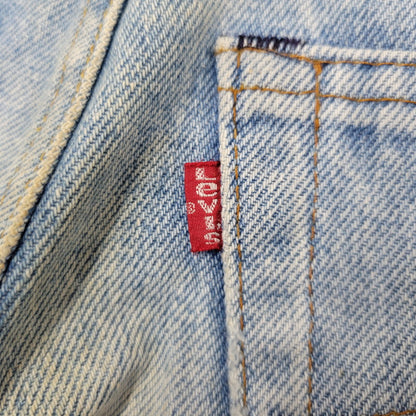 【現状渡し品】【メンズ】 Levi's リーバイス SMALL E 517 BOOTS CUT DENIM PANTS 517-0217 ブーツカット デニムパンツ ジーンズ 刻印650 USA製 均等V 157-260720-as-18-izu サイズ：28×34 カラー：ライトインディゴ 万代Net店