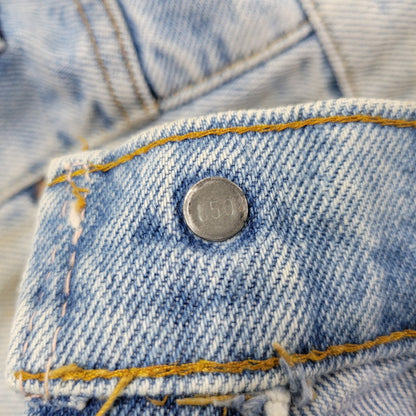 【現状渡し品】【メンズ】 Levi's リーバイス SMALL E 517 BOOTS CUT DENIM PANTS 517-0217 ブーツカット デニムパンツ ジーンズ 刻印650 USA製 均等V 157-260720-as-18-izu サイズ：28×34 カラー：ライトインディゴ 万代Net店