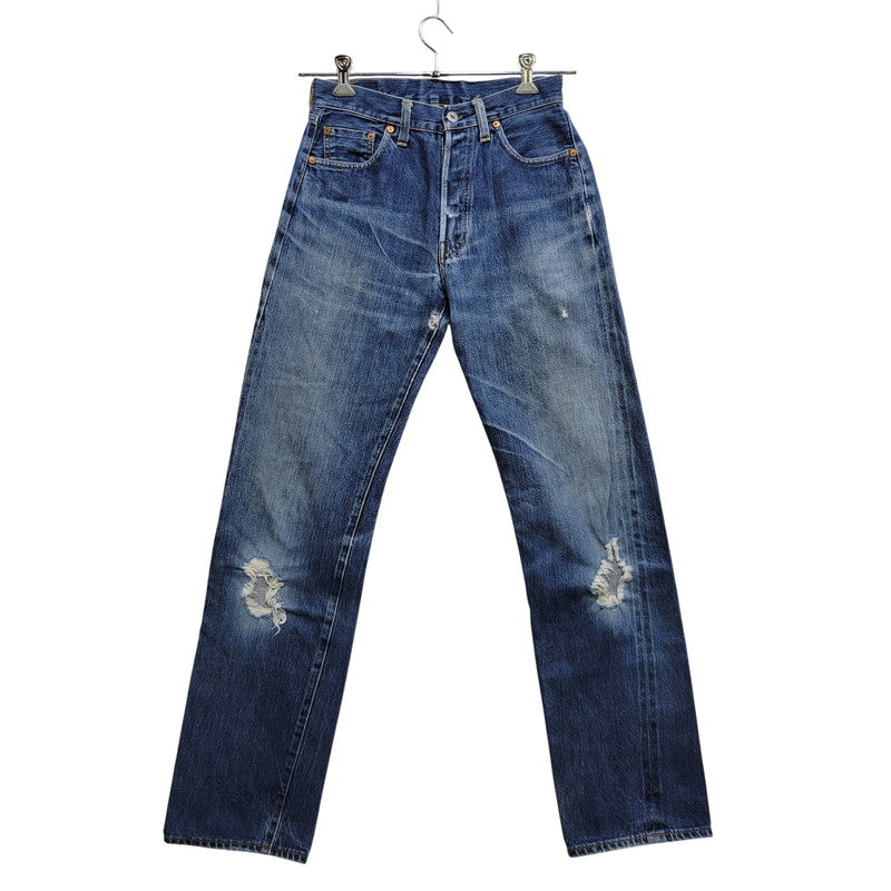 【現状渡し品】【メンズ】 Levi's リーバイス BIG E 501XX DENIM PANTS 501-0003 デニムパンツ ジーンズ 刻印555 USA製 1955復刻 セルビッチ Vステッチ 157-260720-as-17-izu サイズ：29×36 カラー：インディゴ 万代Net店
