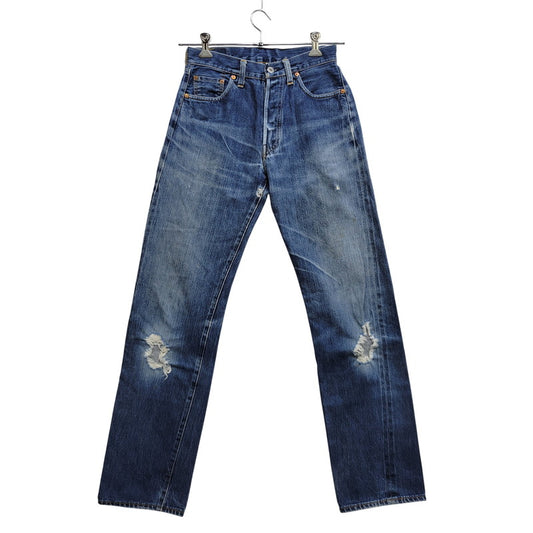 【現状渡し品】【メンズ】 Levi's リーバイス BIG E 501XX DENIM PANTS 501-0003 デニムパンツ ジーンズ 刻印555 USA製 1955復刻 セルビッチ Vステッチ 157-260720-as-17-izu サイズ：29×36 カラー：インディゴ 万代Net店