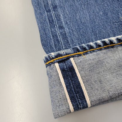 【現状渡し品】【メンズ】 Levi's リーバイス BIG E 501XX DENIM PANTS 501-0003 デニムパンツ ジーンズ 刻印555 USA製 1955復刻 セルビッチ Vステッチ 157-260720-as-17-izu サイズ：29×36 カラー：インディゴ 万代Net店