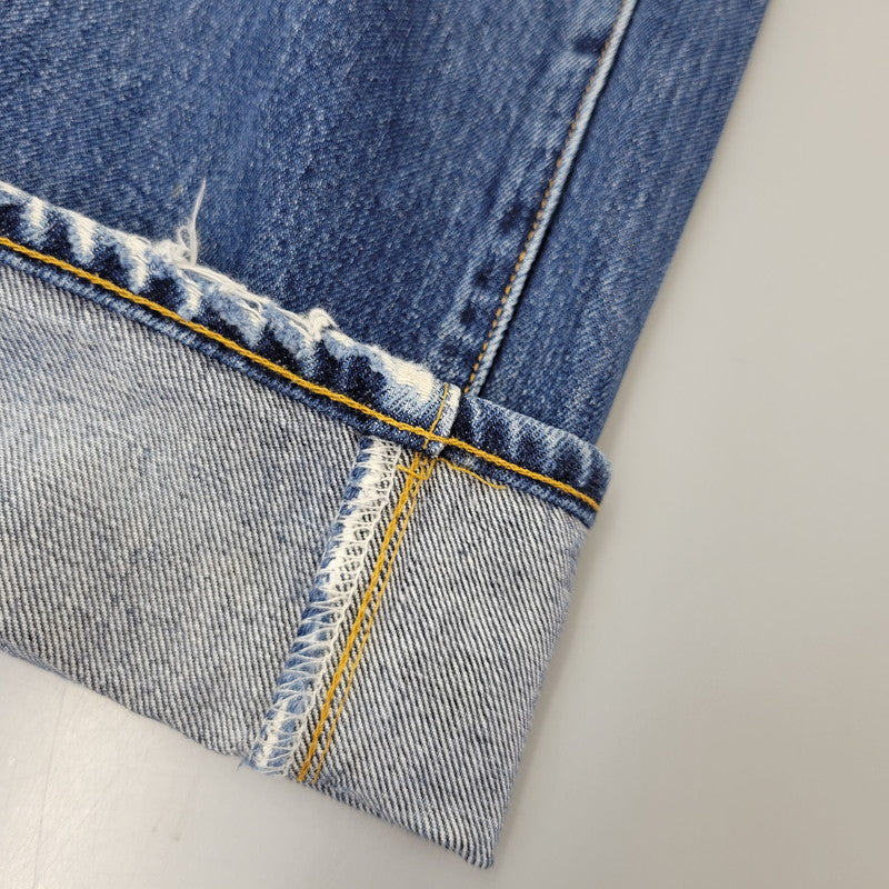 【現状渡し品】【メンズ】 Levi's リーバイス BIG E 501XX DENIM PANTS 501-0003 デニムパンツ ジーンズ 刻印555 USA製 1955復刻 セルビッチ Vステッチ 157-260720-as-17-izu サイズ：29×36 カラー：インディゴ 万代Net店