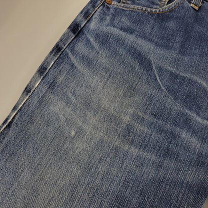 【現状渡し品】【メンズ】 Levi's リーバイス BIG E 501XX DENIM PANTS 501-0003 デニムパンツ ジーンズ 刻印555 USA製 1955復刻 セルビッチ Vステッチ 157-260720-as-17-izu サイズ：29×36 カラー：インディゴ 万代Net店