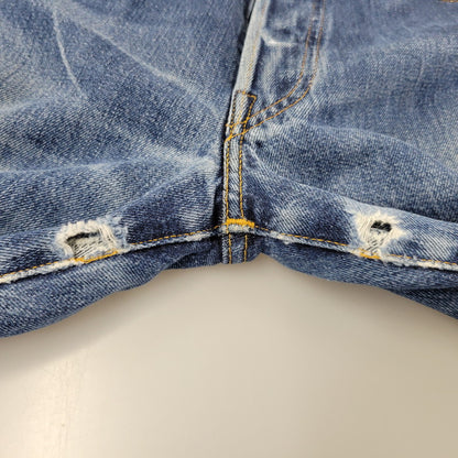 【現状渡し品】【メンズ】 Levi's リーバイス BIG E 501XX DENIM PANTS 501-0003 デニムパンツ ジーンズ 刻印555 USA製 1955復刻 セルビッチ Vステッチ 157-260720-as-17-izu サイズ：29×36 カラー：インディゴ 万代Net店