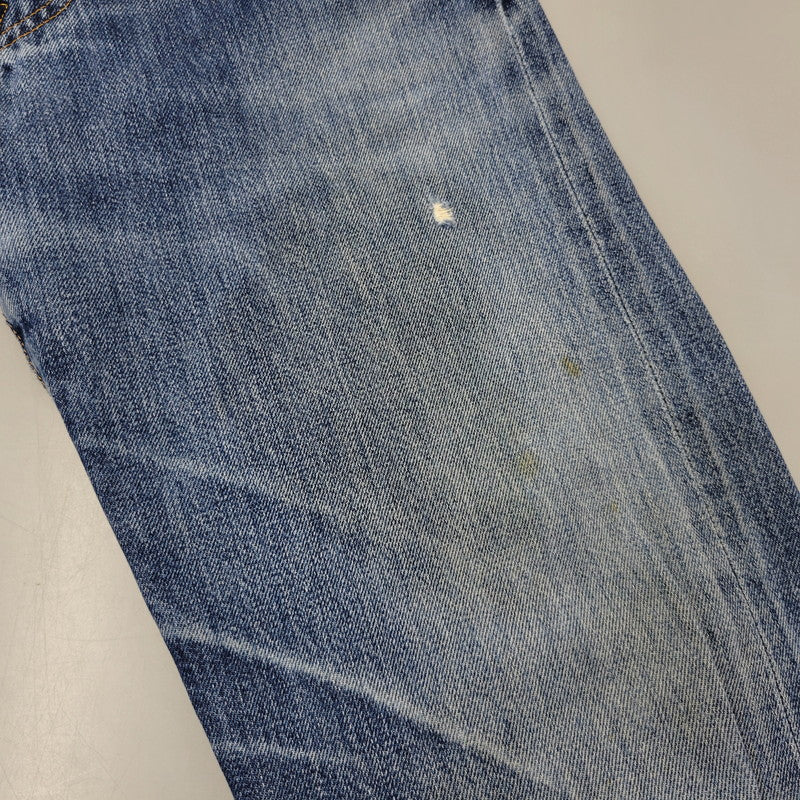 【現状渡し品】【メンズ】 Levi's リーバイス BIG E 501XX DENIM PANTS 501-0003 デニムパンツ ジーンズ 刻印555 USA製 1955復刻 セルビッチ Vステッチ 157-260720-as-17-izu サイズ：29×36 カラー：インディゴ 万代Net店