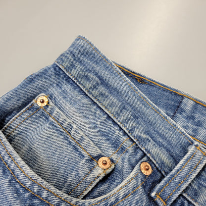 【中古品】【メンズ】 Levi's リーバイス SMALL E BUTTON FLY DENIM PANTS ボタンフライ デニムパンツ ジーンズ 刻印653 不均等V 裾シングル 157-260720-as-15-izu カラー：インディゴ 万代Net店