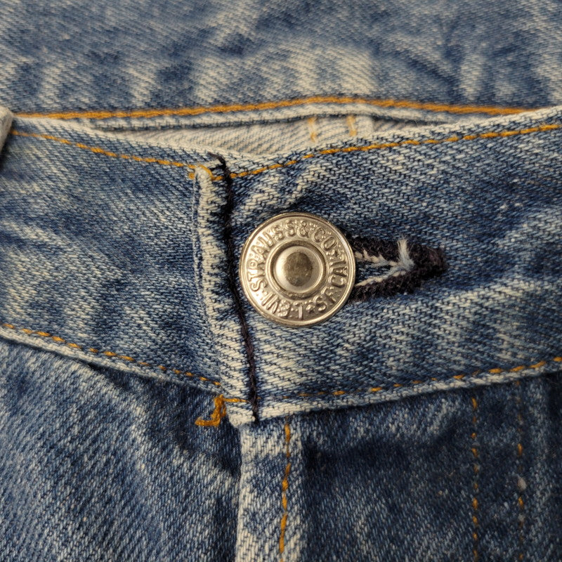【中古品】【メンズ】 Levi's リーバイス SMALL E BUTTON FLY DENIM PANTS ボタンフライ デニムパンツ ジーンズ 刻印653 不均等V 裾シングル 157-260720-as-15-izu カラー：インディゴ 万代Net店