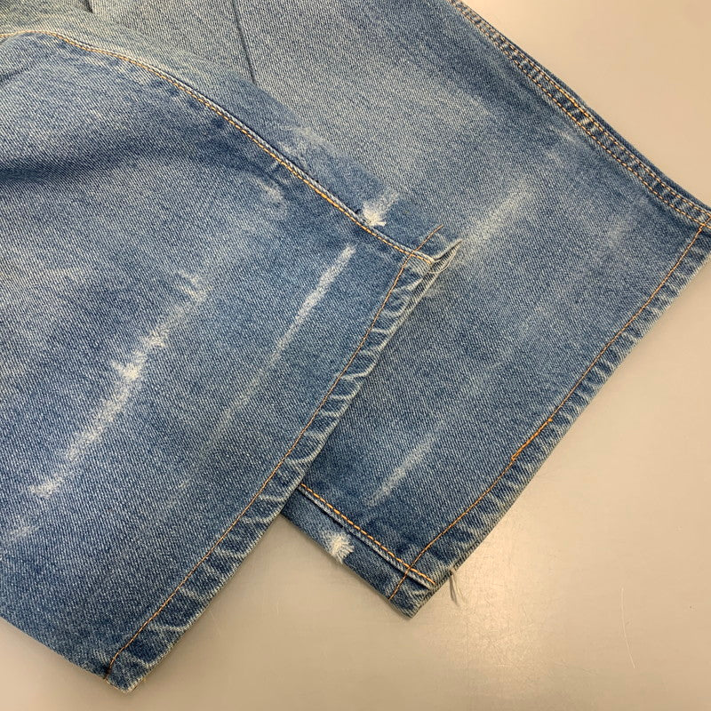 【現状渡し品】【メンズ】 EDWIN エドウィン1072 旧タグ 70’S WIDE DENIM PANTS ワイド デニム パンツ ズボン ボトムス 157-260722-ya-13-izu サイズ：38 カラー：インディゴ 万代Net店