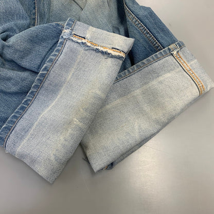 【現状渡し品】【メンズ】 EDWIN エドウィン1072 旧タグ 70’S WIDE DENIM PANTS ワイド デニム パンツ ズボン ボトムス 157-260722-ya-13-izu サイズ：38 カラー：インディゴ 万代Net店