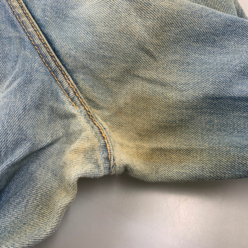 【現状渡し品】【メンズ】 EDWIN エドウィン1072 旧タグ 70’S WIDE DENIM PANTS ワイド デニム パンツ ズボン ボトムス 157-260722-ya-13-izu サイズ：38 カラー：インディゴ 万代Net店
