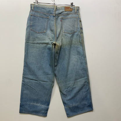 【現状渡し品】【メンズ】 EDWIN エドウィン1072 旧タグ 70’S WIDE DENIM PANTS ワイド デニム パンツ ズボン ボトムス 157-260722-ya-13-izu サイズ：38 カラー：インディゴ 万代Net店