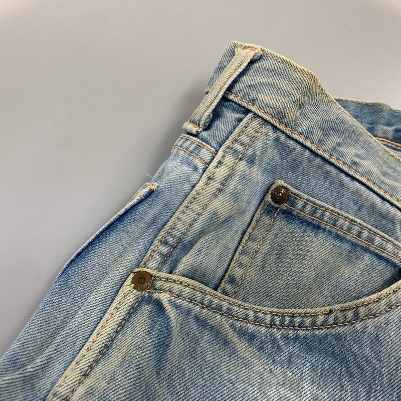 【現状渡し品】【メンズ】 EDWIN エドウィン1072 旧タグ 70’S WIDE DENIM PANTS ワイド デニム パンツ ズボン ボトムス 157-260722-ya-13-izu サイズ：38 カラー：インディゴ 万代Net店