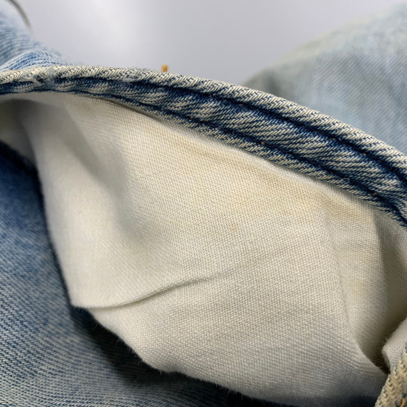 【現状渡し品】【メンズ】 EDWIN エドウィン1072 旧タグ 70’S WIDE DENIM PANTS ワイド デニム パンツ ズボン ボトムス 157-260722-ya-13-izu サイズ：38 カラー：インディゴ 万代Net店