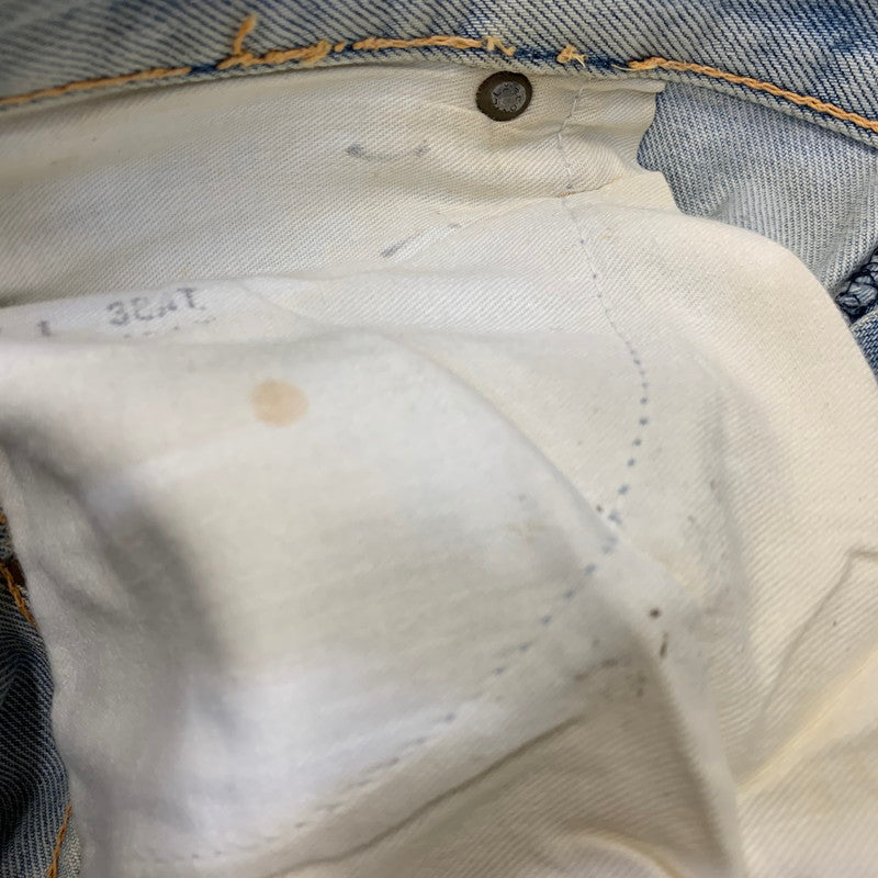 【現状渡し品】【メンズ】 EDWIN エドウィン1072 旧タグ 70’S WIDE DENIM PANTS ワイド デニム パンツ ズボン ボトムス 157-260722-ya-13-izu サイズ：38 カラー：インディゴ 万代Net店