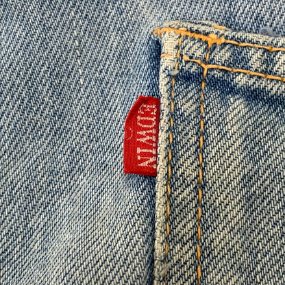 【現状渡し品】【メンズ】 EDWIN エドウィン1072 旧タグ 70’S WIDE DENIM PANTS ワイド デニム パンツ ズボン ボトムス 157-260722-ya-13-izu サイズ：38 カラー：インディゴ 万代Net店