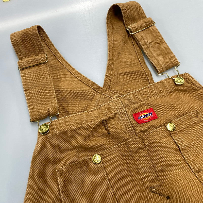 【中古品】【メンズ】 DICKIES ディッキーズ DB100RBD メキシコ製 DUCK BIB OVERALLS ダック ビブ オーバーオール 157-260723-kh-06-izu サイズ：42×32 カラー：ブラウン 万代Net店