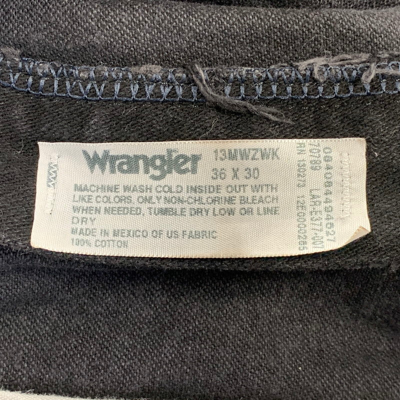 【中古品】【メンズ】 WRANGLER ラングラー 13MWZWK メキシコ製 90～00’S DENIM PANTS デニム パンツ ズボン ボトムス 157-260722-ya-15-izu サイズ：36×30 カラー：ブラック 万代Net店