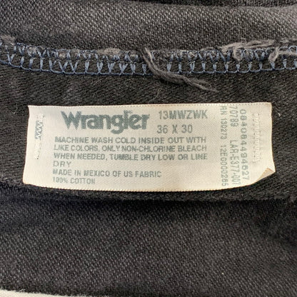 【中古品】【メンズ】 WRANGLER ラングラー 13MWZWK メキシコ製 90～00’S DENIM PANTS デニム パンツ ズボン ボトムス 157-260722-ya-15-izu サイズ：36×30 カラー：ブラック 万代Net店