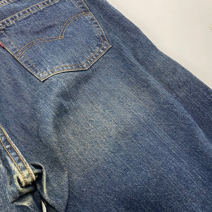 【中古品】【メンズ】 LEVI'S リーバイス 512-02 刻印359 512 STRAIGHT DENIM PANTS ストレート デニム パンツ ボトムス 157-260723-kh-10-izu サイズ：36×34 カラー：インディゴ 万代Net店
