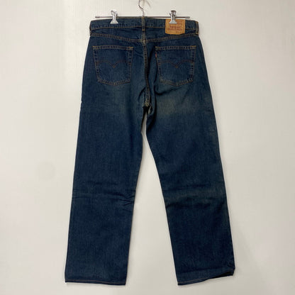 【中古品】【メンズ】 LEVI'S リーバイス 512-02 刻印359 512 STRAIGHT DENIM PANTS ストレート デニム パンツ ボトムス 157-260723-kh-10-izu サイズ：36×34 カラー：インディゴ 万代Net店