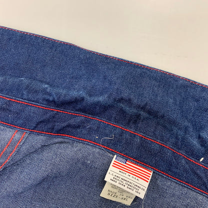【中古品】【メンズ】 POINTER ポインター US別注 USA製 RED STITCH CRAZY POCKET DENIM COVER ALL クレイジー ポケット デニム カバーオール アウター 145-260720-kh-02-izu サイズ：3XL カラー：インディゴ 万代Net店