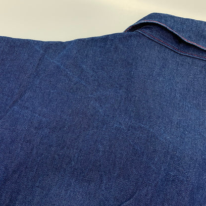 【中古品】【メンズ】 POINTER ポインター US別注 USA製 RED STITCH CRAZY POCKET DENIM COVER ALL クレイジー ポケット デニム カバーオール アウター 145-260720-kh-02-izu サイズ：3XL カラー：インディゴ 万代Net店
