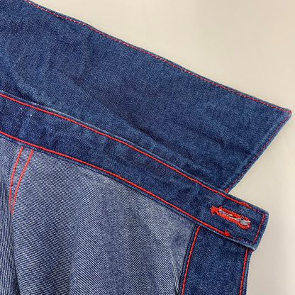 【中古品】【メンズ】 POINTER ポインター US別注 USA製 RED STITCH CRAZY POCKET DENIM COVER ALL クレイジー ポケット デニム カバーオール アウター 145-260720-kh-02-izu サイズ：3XL カラー：インディゴ 万代Net店