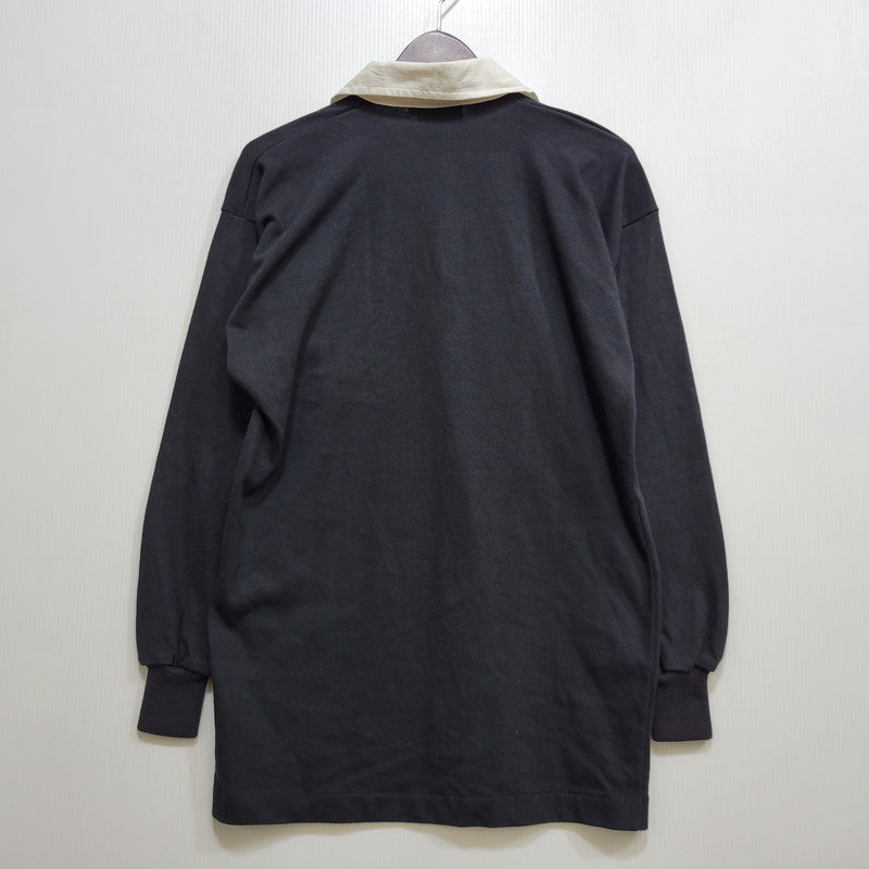 【中古品】【メンズ】 CANTERBURY カンタベリー ALLBLACKS LAGER SHIRT オールブラックス ラガーシャツ 長袖 オーストラリア製 146-260723-as-16-izu サイズ：M カラー：ブラック 万代Net店