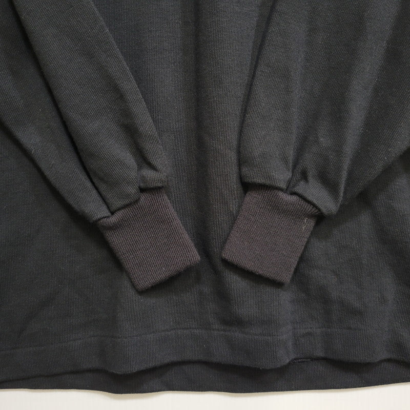 【中古品】【メンズ】 CANTERBURY カンタベリー ALLBLACKS LAGER SHIRT オールブラックス ラガーシャツ 長袖 オーストラリア製 146-260723-as-16-izu サイズ：M カラー：ブラック 万代Net店