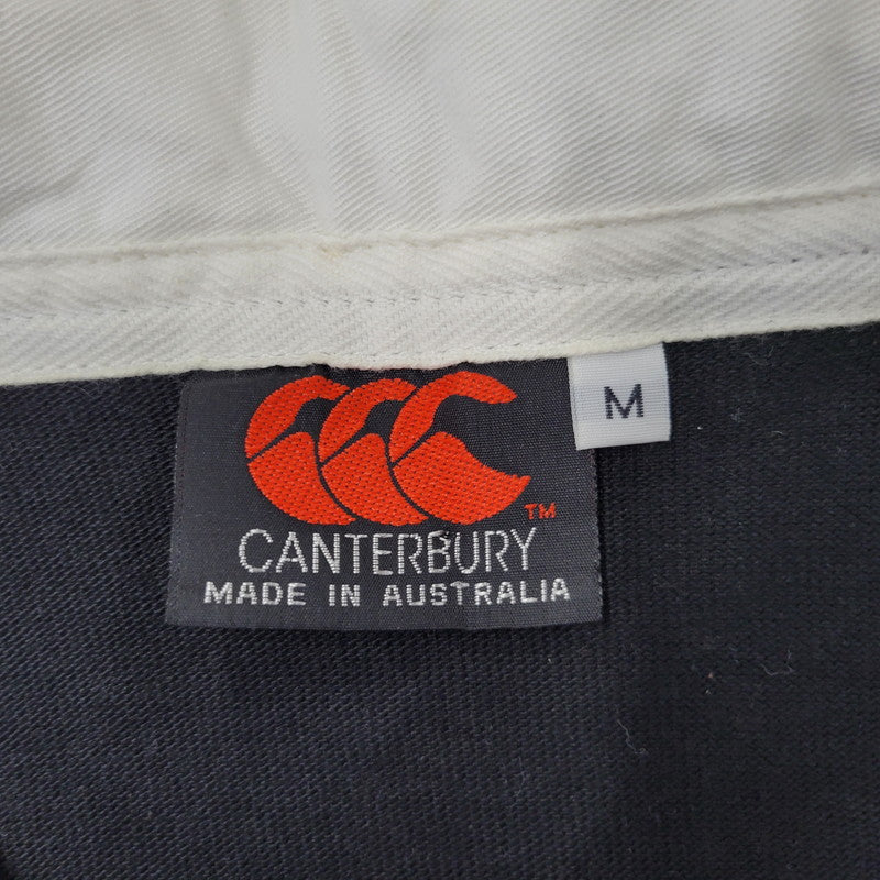 【中古品】【メンズ】 CANTERBURY カンタベリー ALLBLACKS LAGER SHIRT オールブラックス ラガーシャツ 長袖 オーストラリア製 146-260723-as-16-izu サイズ：M カラー：ブラック 万代Net店