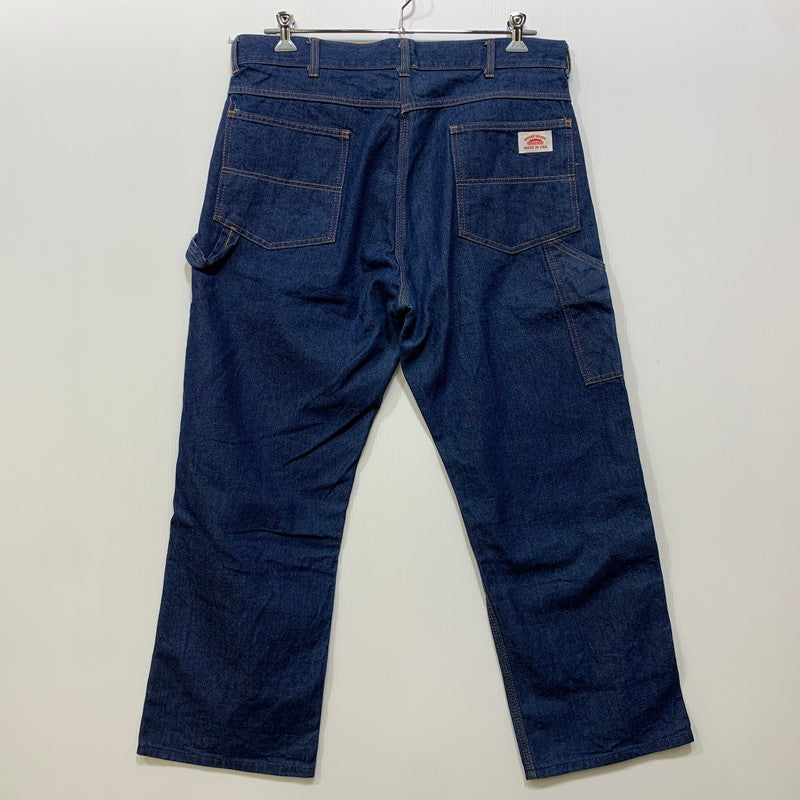 【中古品】【メンズ】 ROUND HOUSE ラウンド ハウス LOT101 USA製 CLASSIC クラシック 5 POCKET CARPENTER DENIM PANTS ポケット カーペンター デニム パンツ ズボン ボトムス 156-260722-ya-18-izu サイズ：36×32 カラー：インディゴ 万代Net店