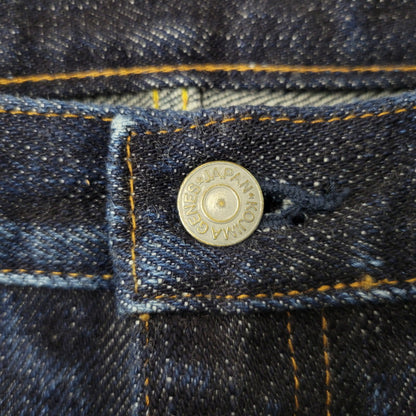 【中古品】【メンズ】 KOJIMA GENES 児島ジーンズ HEAVY OUNCE DENIM PANTS ヘビーオンス デニムパンツ ジーンズ 緑耳 156-260720-as-28-izu サイズ：38 カラー：インディゴ 万代Net店