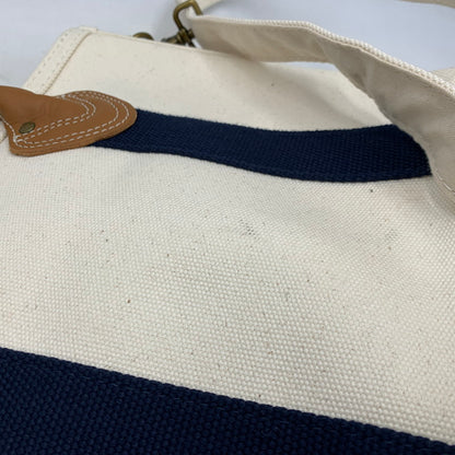 【中古品】【メンズ/レディース】 L.L.BEAN エルエルビーン LEATHER HANDLE KATAHDIN BOAT AND TOTE レザー ハンドル カタディン ボート アンド トート カバン バッグ 188-260721-kh-07-izu カラー：アイボリー 万代Net店