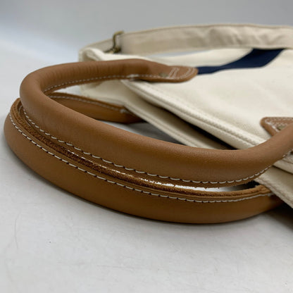 【中古品】【メンズ/レディース】 L.L.BEAN エルエルビーン LEATHER HANDLE KATAHDIN BOAT AND TOTE レザー ハンドル カタディン ボート アンド トート カバン バッグ 188-260721-kh-07-izu カラー：アイボリー 万代Net店