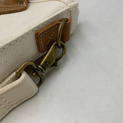 【中古品】【メンズ/レディース】 L.L.BEAN エルエルビーン LEATHER HANDLE KATAHDIN BOAT AND TOTE レザー ハンドル カタディン ボート アンド トート カバン バッグ 188-260721-kh-07-izu カラー：アイボリー 万代Net店
