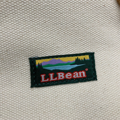 【中古品】【メンズ/レディース】 L.L.BEAN エルエルビーン LEATHER HANDLE KATAHDIN BOAT AND TOTE レザー ハンドル カタディン ボート アンド トート カバン バッグ 188-260721-kh-07-izu カラー：アイボリー 万代Net店