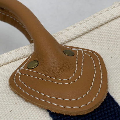 【中古品】【メンズ/レディース】 L.L.BEAN エルエルビーン LEATHER HANDLE KATAHDIN BOAT AND TOTE レザー ハンドル カタディン ボート アンド トート カバン バッグ 188-260721-kh-07-izu カラー：アイボリー 万代Net店
