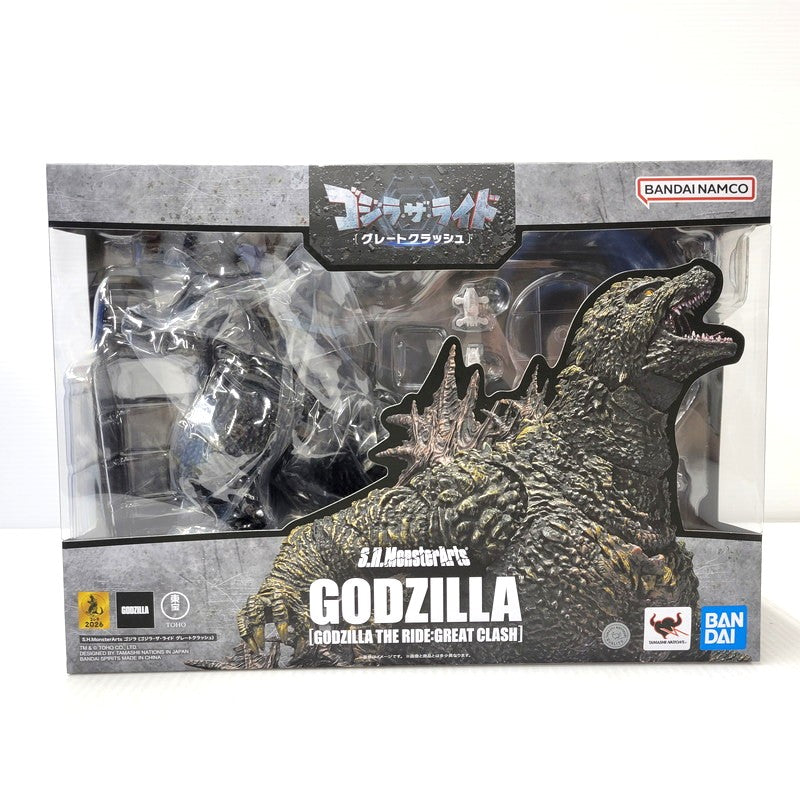 【中古美品】 S.H.MonsterArts ゴジラ(ゴジラ・ザ・ライド グレートクラッシュ) 044-260723-kk-07-izuh 万代Net店