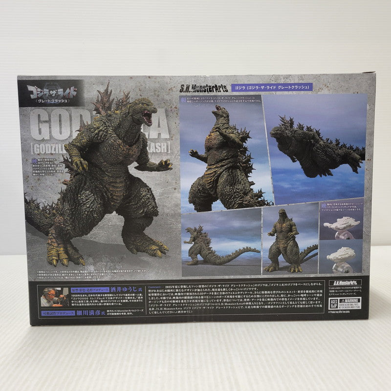 【中古美品】 S.H.MonsterArts ゴジラ(ゴジラ・ザ・ライド グレートクラッシュ) 044-260723-kk-07-izuh 万代Net店