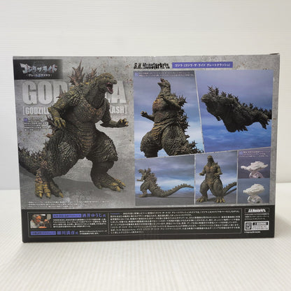 【中古美品】 S.H.MonsterArts ゴジラ(ゴジラ・ザ・ライド グレートクラッシュ) 044-260723-kk-07-izuh 万代Net店