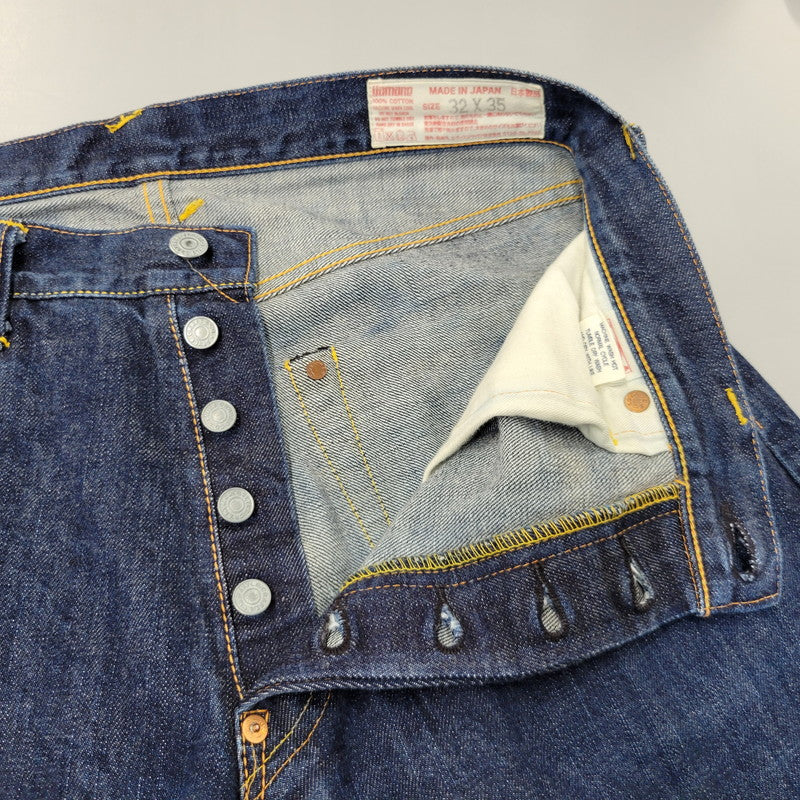 【中古品】【メンズ】 EVISU エヴィス DENIM PANTS LOT 2000 NO2 デニムパンツ ジーンズ 煌×カモメ 156-260720-as-26-izu サイズ：32×35 カラー：インディゴ 万代Net店