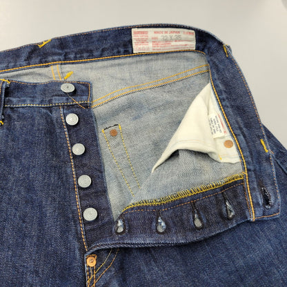 【中古品】【メンズ】 EVISU エヴィス DENIM PANTS LOT 2000 NO2 デニムパンツ ジーンズ 煌×カモメ 156-260720-as-26-izu サイズ：32×35 カラー：インディゴ 万代Net店