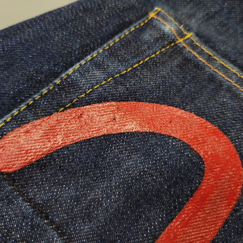 【中古品】【メンズ】 EVISU エヴィス DENIM PANTS LOT 2000 NO2 デニムパンツ ジーンズ 煌×カモメ 156-260720-as-26-izu サイズ：32×35 カラー：インディゴ 万代Net店