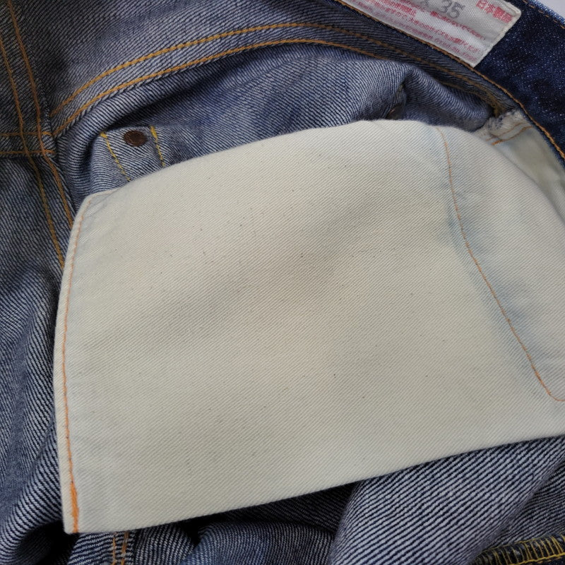 【中古品】【メンズ】 EVISU エヴィス DENIM PANTS LOT 2000 NO2 デニムパンツ ジーンズ 煌×カモメ 156-260720-as-26-izu サイズ：32×35 カラー：インディゴ 万代Net店