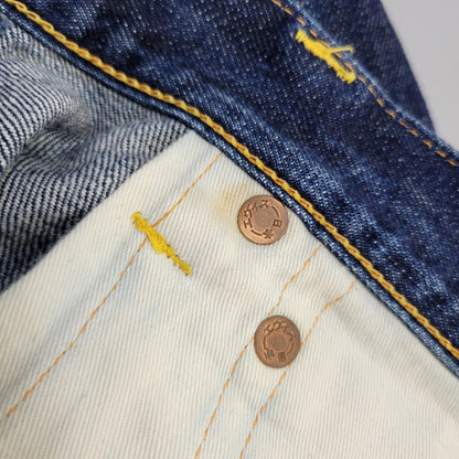【中古品】【メンズ】 EVISU エヴィス DENIM PANTS LOT 2000 NO2 デニムパンツ ジーンズ 煌×カモメ 156-260720-as-26-izu サイズ：32×35 カラー：インディゴ 万代Net店