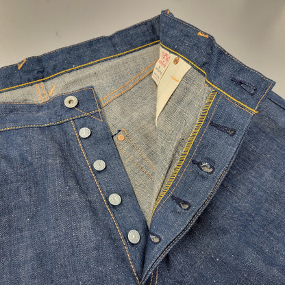 【中古品】【メンズ】 EVISU エヴィス YAMANE DELUXE HAYAOKI ヤマネデラックスハヤオキ DENIM PANTS デニムパンツ ジーンズ セルビッチ 156-260720-as-25-izu サイズ：6 カラー：インディゴ 万代Net店