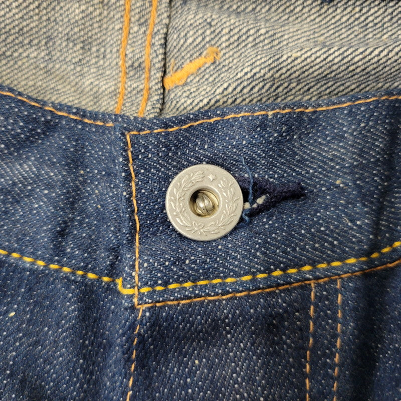 【中古品】【メンズ】 EVISU エヴィス YAMANE DELUXE HAYAOKI ヤマネデラックスハヤオキ DENIM PANTS デニムパンツ ジーンズ セルビッチ 156-260720-as-25-izu サイズ：6 カラー：インディゴ 万代Net店