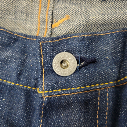 【中古品】【メンズ】 EVISU エヴィス YAMANE DELUXE HAYAOKI ヤマネデラックスハヤオキ DENIM PANTS デニムパンツ ジーンズ セルビッチ 156-260720-as-25-izu サイズ：6 カラー：インディゴ 万代Net店