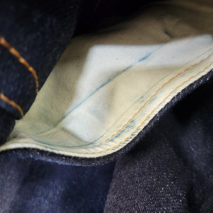 【中古品】【メンズ】 EVISU エヴィス PAINT DENIM PANTS NO1 SPECIAL LOT2000 17OZ ペイントデニムパンツ ジーンズ 156-260720-as-24-izu サイズ：46×32 カラー：インディゴ 万代Net店